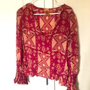 Tory Burch Geometric Blouse